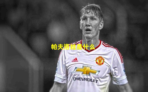 帕夫洛娃是什么