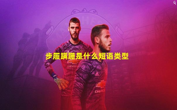 步履蹒跚是什么短语类型